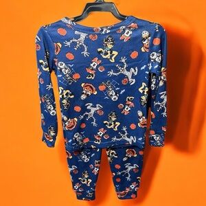Disney Halloween Pajamas 2PC Set – Navy with Mickey & Friends Pumpkin Print